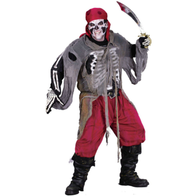 Buccaneer Bones Pirate Adult Costume 3 Buccaneer Bones Pirate Adult Costume