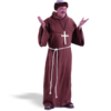 Medieval Monk Adult Costume -Mens Costumes Sales Store 19047