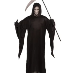 Deluxe Grim Reaper Robe Costume For Adult