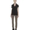 Catherine Malandrino Women's Short Sleeve A-Line Knit Top (Noir) 1 Catherine Malandrino Women's Short Sleeve A-Line Knit Top (Noir) -Mens Costumes Sales Store 419aBQzREsL. SY576 CR00430576