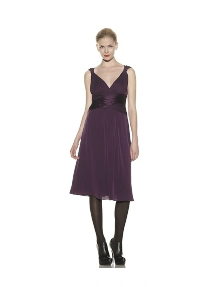 Catherine Malandrino Women's Cocktail Dress With Crisscross Ruch 3 Catherine Malandrino Women's Cocktail Dress With Crisscross Ruch