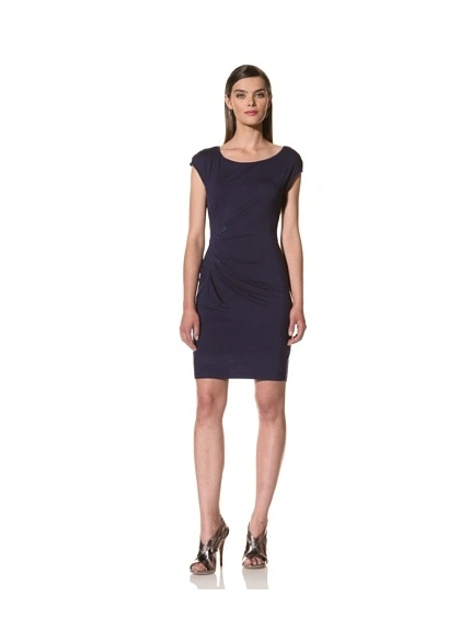 Catherine Malandrino Women's Cap Sleeve Dress With Embroidery (N 2 Catherine Malandrino Women's Cap Sleeve Dress With Embroidery (N