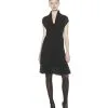 Catherine Malandrino Women's Capsleeve Mixed Pointelle Dress (Noir) 2 Catherine Malandrino Women's Capsleeve Mixed Pointelle Dress (Noir) -Mens Costumes Sales Store 41pc913j3tL. SY576 CR00430576