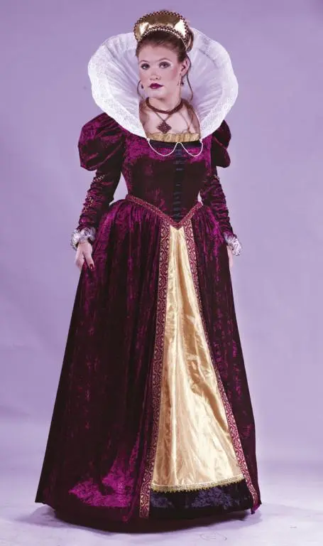 Elizabethan Queen Adult Costume 3 Elizabethan Queen Adult Costume