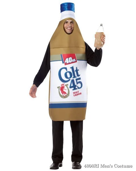 Colt 45 40oz. Beer Bottle Adult Costume 3 Colt 45 40oz. Beer Bottle Adult Costume