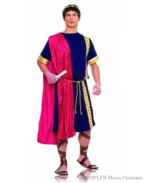 Mens Plus Size Roman Senator Costume 3 Mens Plus Size Roman Senator Costume