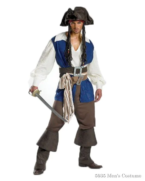 Captain Jack Sparrow Costume For Adults 3 Captain Jack Sparrow Costume For Adults