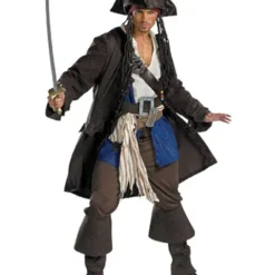 Prestige Captain Jack Sparrow Costume For Adults