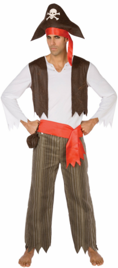 Pirate Swashbuckler Adult Costume 3 Pirate Swashbuckler Adult Costume
