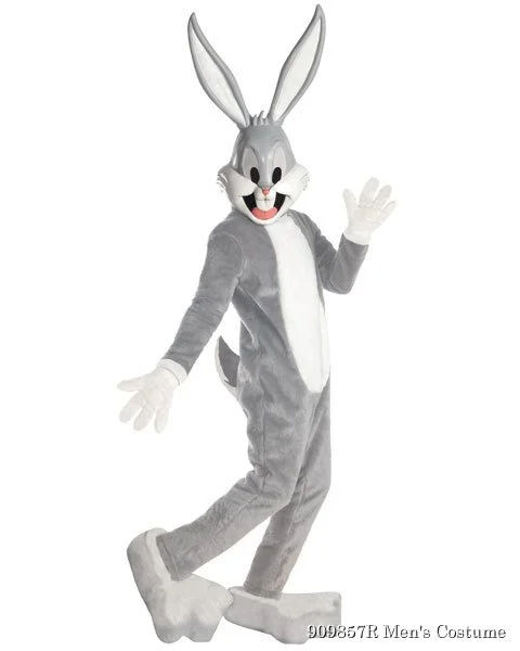 Unisex Supreme Edition Bugs Bunny Mascot Adult Costume 3 Unisex Supreme Edition Bugs Bunny Mascot Adult Costume