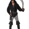 Mens Black And White Swashbuckler Costume -Mens Costumes Sales Store CC01174