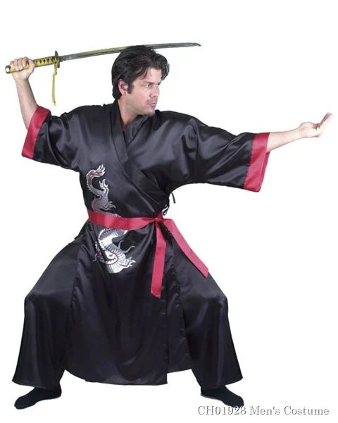 Red Adult Samurai Costume 3 Red Adult Samurai Costume