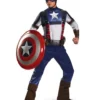 Deluxe Captain America Movie Mens Costume -Mens Costumes Sales Store DI28675