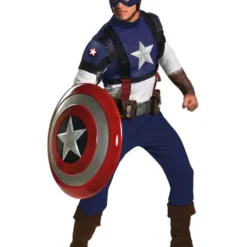 Prestige Captain America Movie Mens Costume