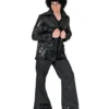 Mens Black Sequin Disco Jacket -Mens Costumes Sales Store FF782721