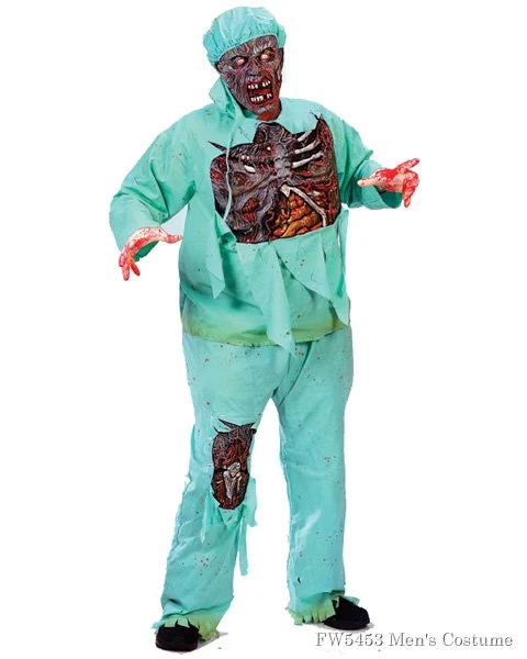 Zombie Doctor Adult Costume 3 Zombie Doctor Adult Costume
