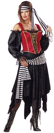 Pirate Lady Adult Costume 3 Pirate Lady Adult Costume