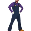 Deluxe Super Mario Waluigi Mens Costume -Mens Costumes Sales Store R889975