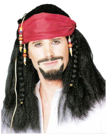 Buccaneer Braided Wig & Bandana 3 Buccaneer Braided Wig & Bandana