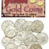 Gold Pirate Coins 1 Gold Pirate Coins -Mens Costumes Sales Store accessories gold coins