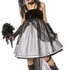 Girls Gothic Bride Costume -Mens Costumes Sales Store child dark bride