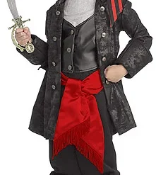 Kid's Captain Black Pirate Costume