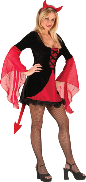 Sweet And Sexy Devil Adult Costume 3 Sweet And Sexy Devil Adult Costume