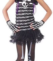 Girls Skeleton Costume