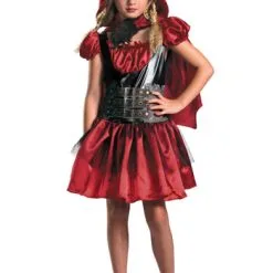 Girls Red Riding Rage Costume