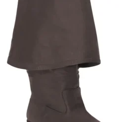 Brown Leather Pirate Boots