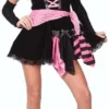 Pink Punk Teen Pirate Costume -Mens Costumes Sales Store pink punk pirate