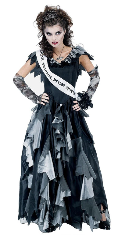 Zombie Prom Queen Womens Costume 3 Zombie Prom Queen Womens Costume