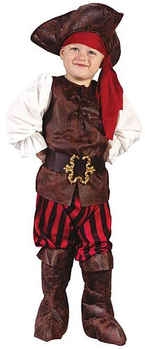 Caribbean Pirate Toddler Costume 3 Caribbean Pirate Toddler Costume