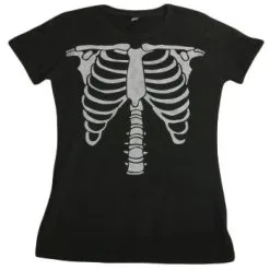 Womens Skeleton Costume T-Shirt